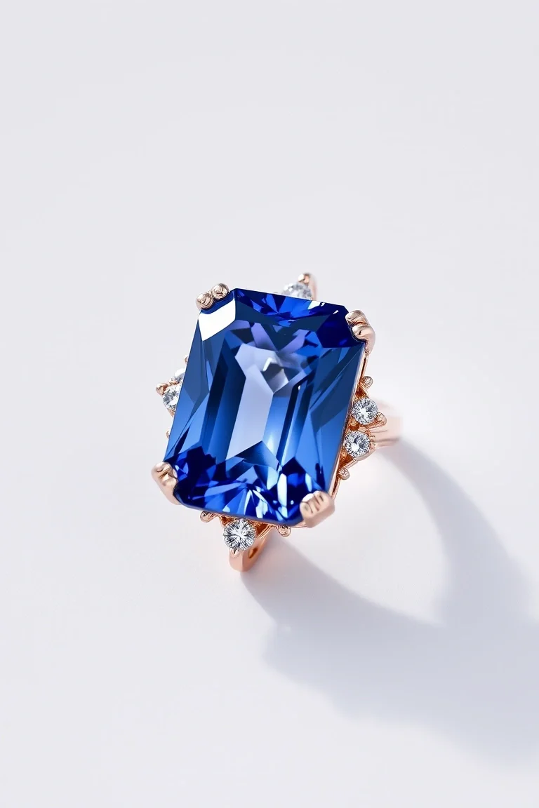 14K CONTEMPORARY SAPPHIRE DIAMOND SLIDE
