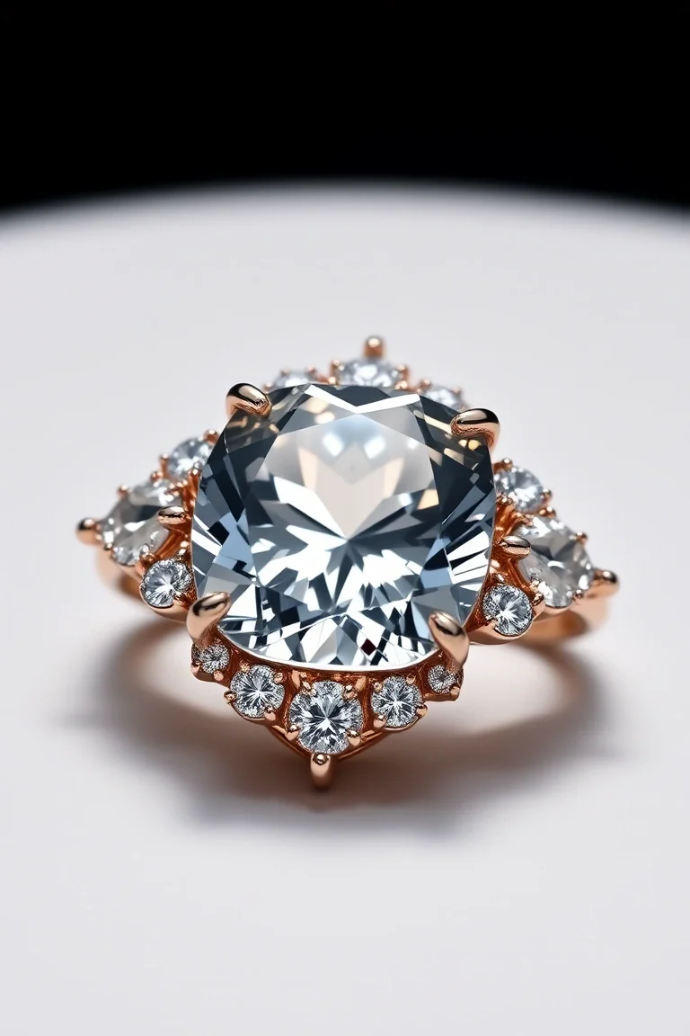 14K CONTEMPORARY TANVORITE DIAMOND SLIDE