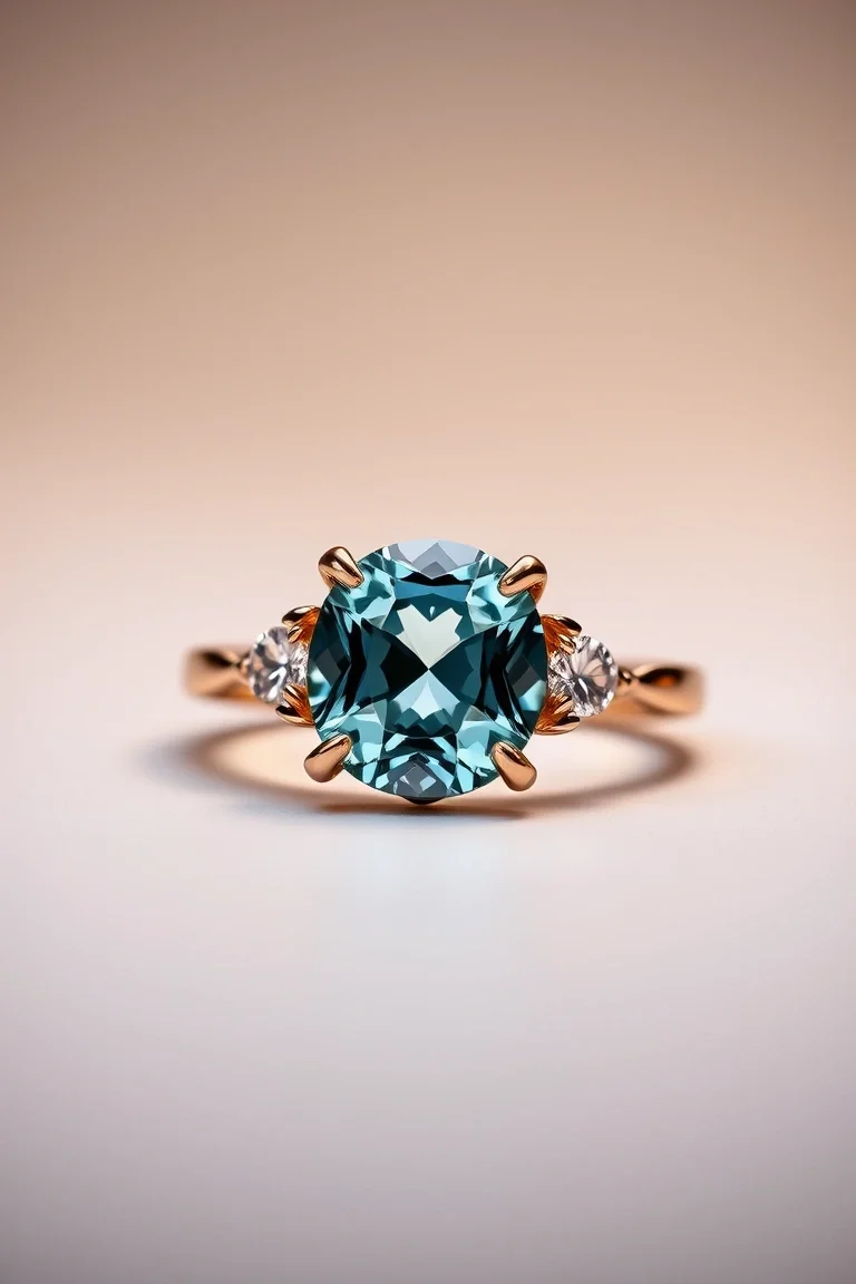 14K CONTEMPORARY TANVORITE DIAMOND SLIDE