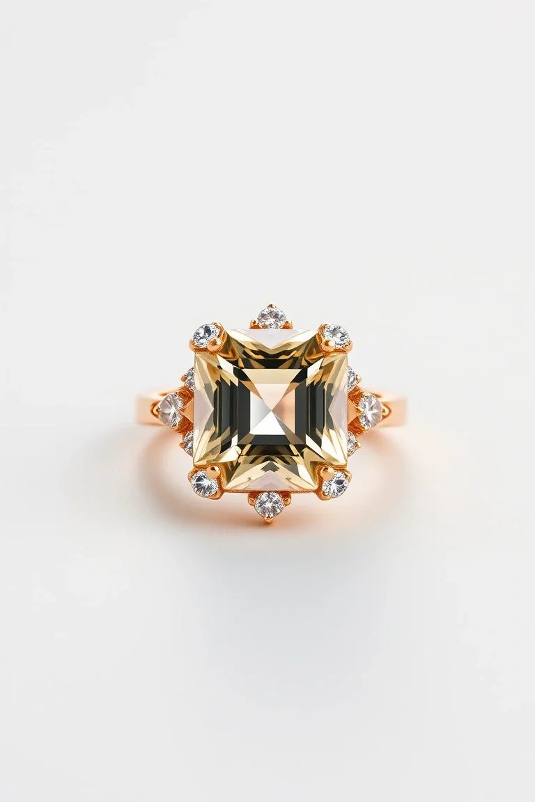 14K CONTEMPORARY TANVORITE DIAMOND SLIDE