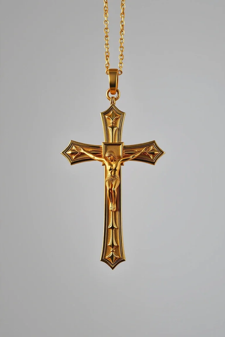 14K Crucifix