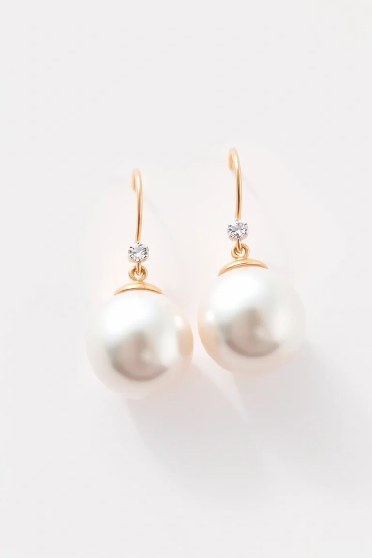 14K Cultured Pearl Earrings