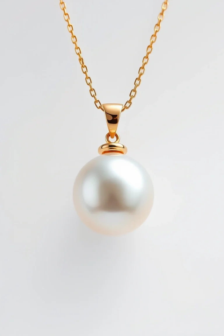 14K Cultured Pearl Pendant