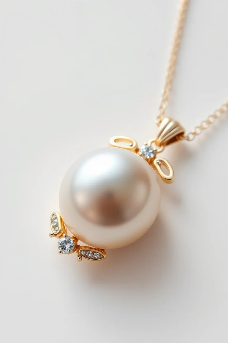 14K Cultured Pearl Pendant