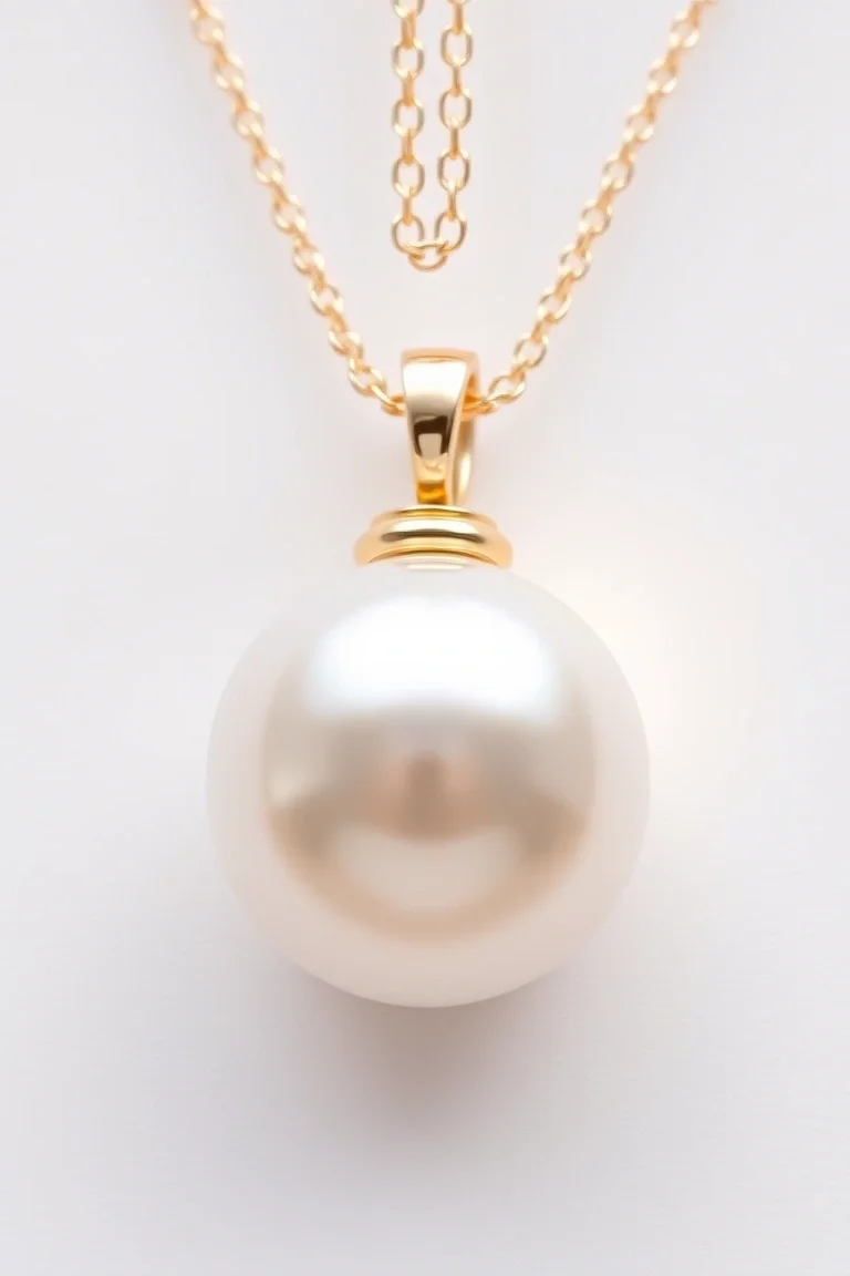 14K Cultured Pearl Pendant