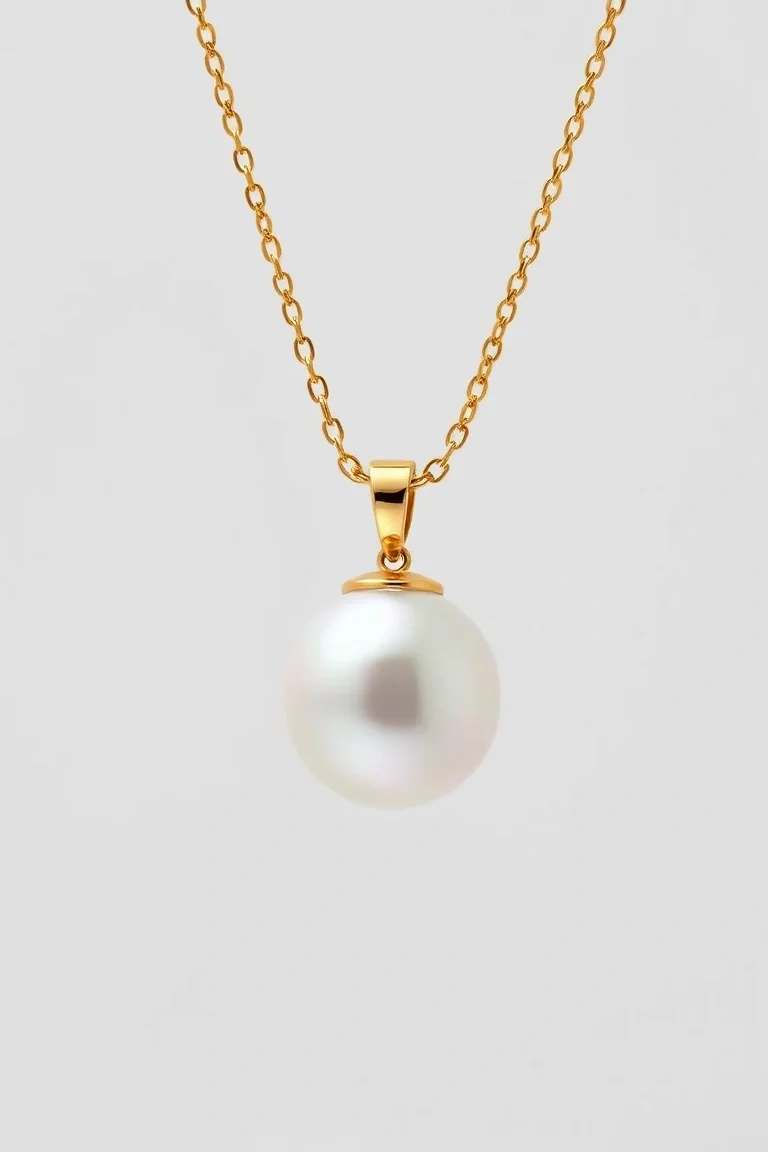 14K CULTURED PEARL PENDANT
