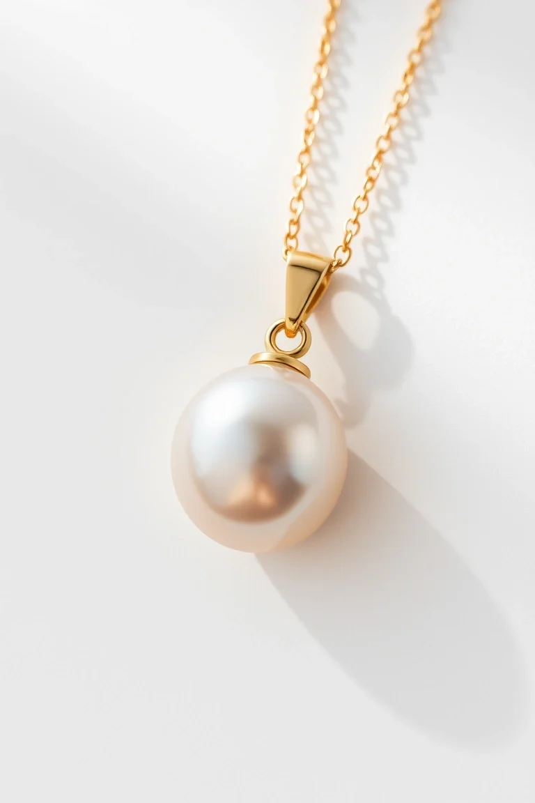 14K CULTURED PEARL PENDANT
