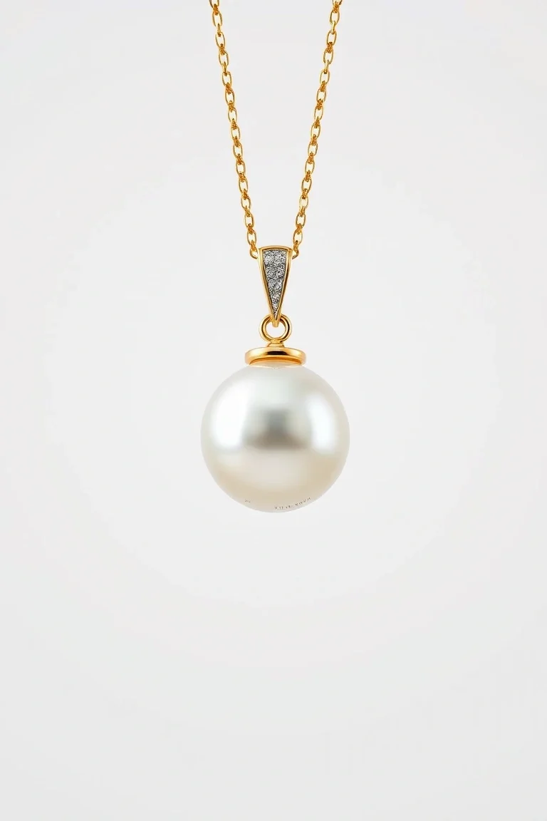 14K CULTURED PEARL PENDANT