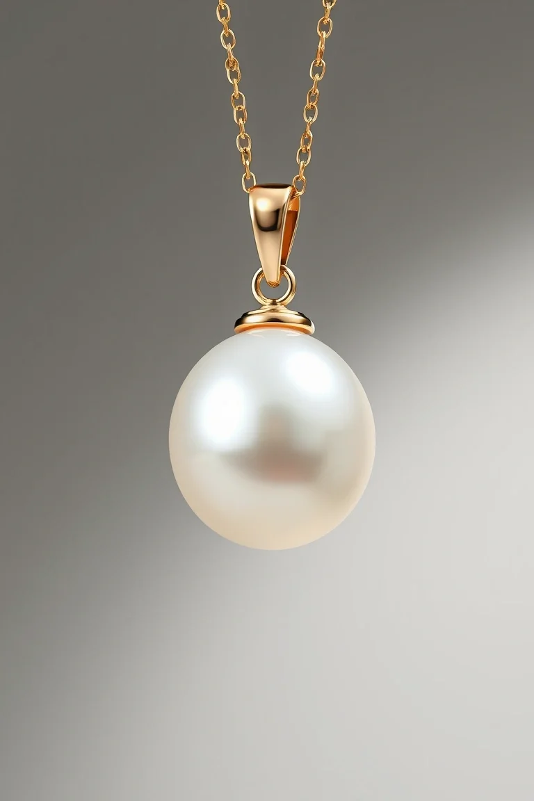 14K CULTURED PEARL PENDANT