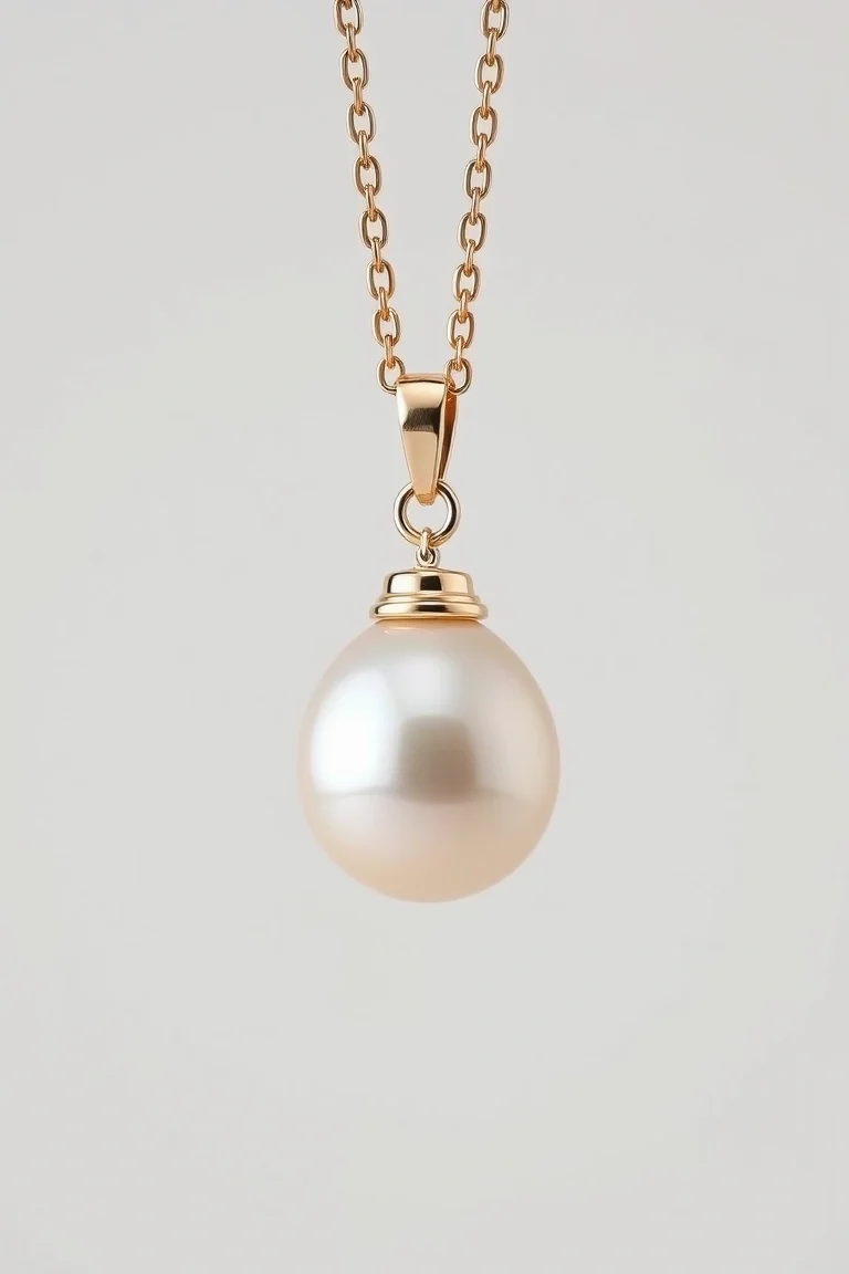 14K Cultured Pearl Pendant