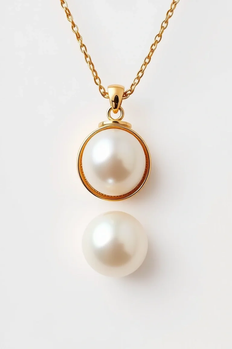 14K CULTURED PEARL PENDANT