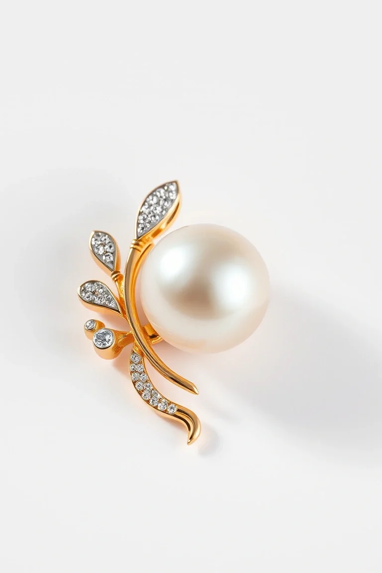 14K Cultured Pearl Pin