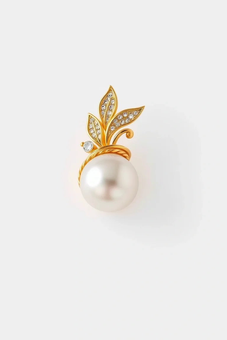 14K Cultured Pearl Pin