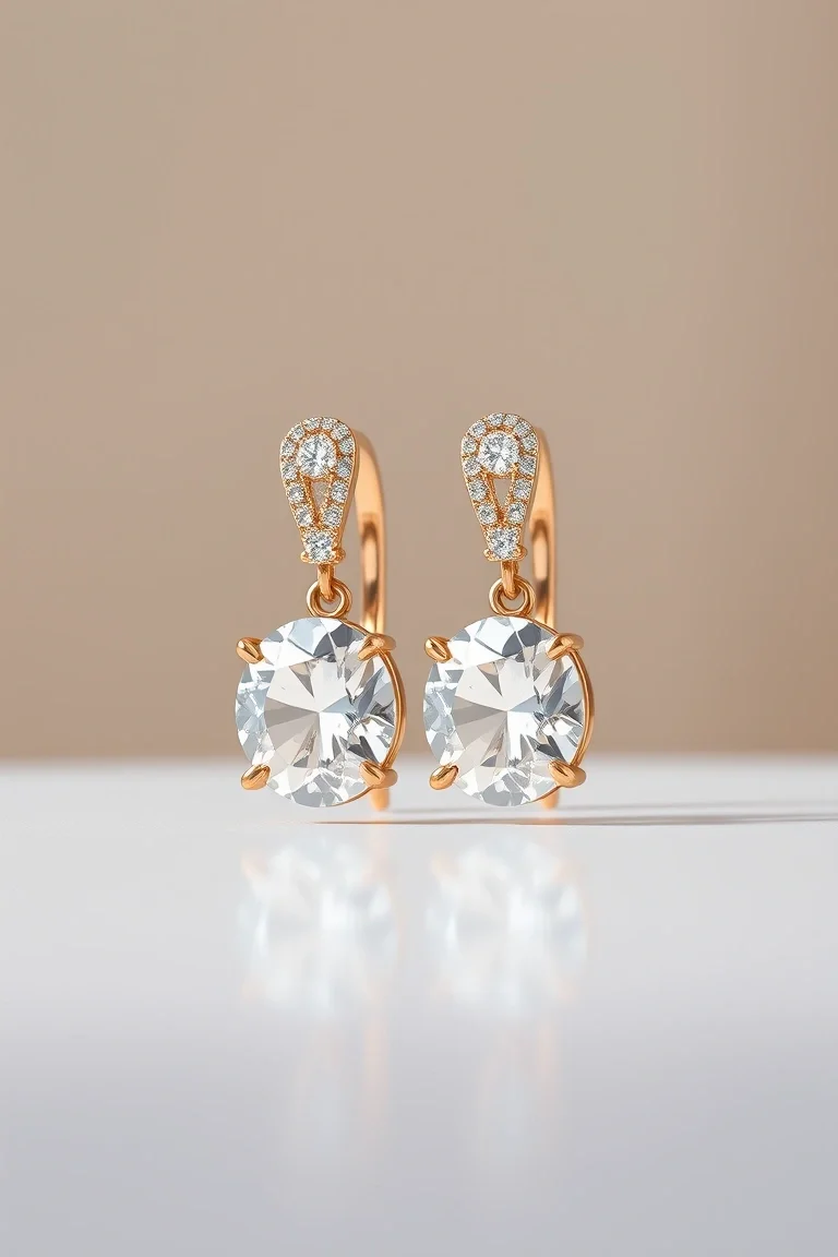 14K CZ EARRINGS