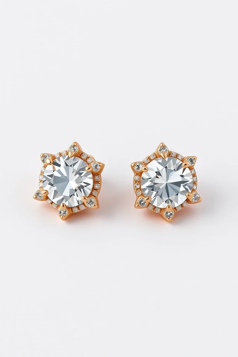 14K CZ EARRINGS