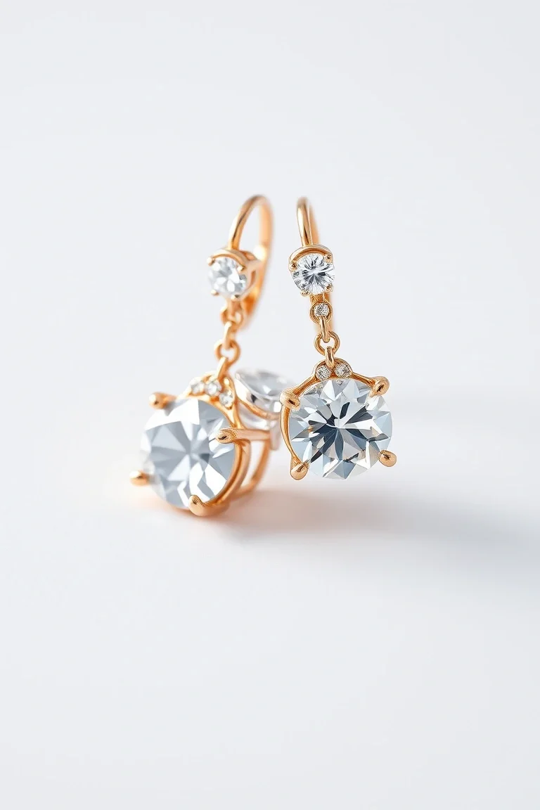 14K CZ EARRINGS