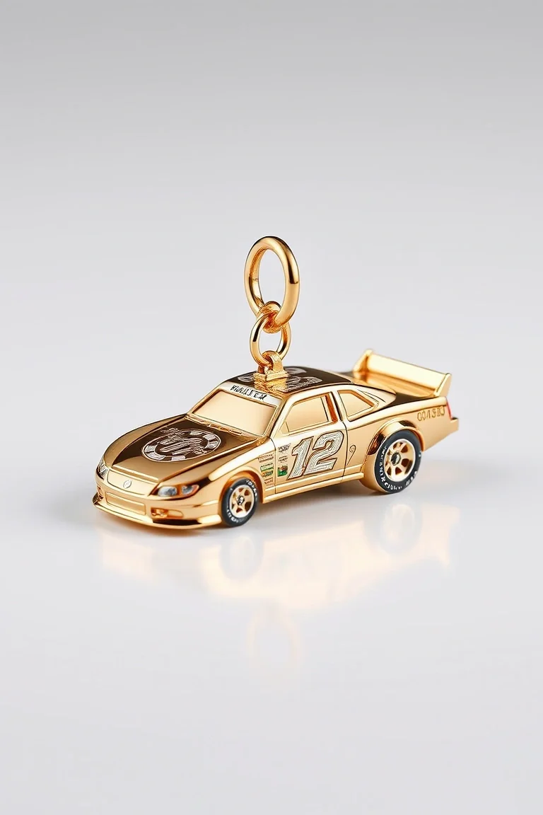 14K Dale Earnhardt Jr. Signature Car Charm
