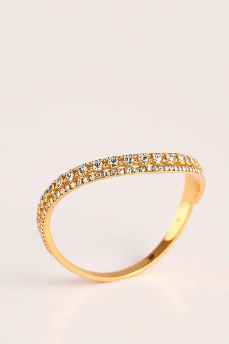 14K Designer Bangle