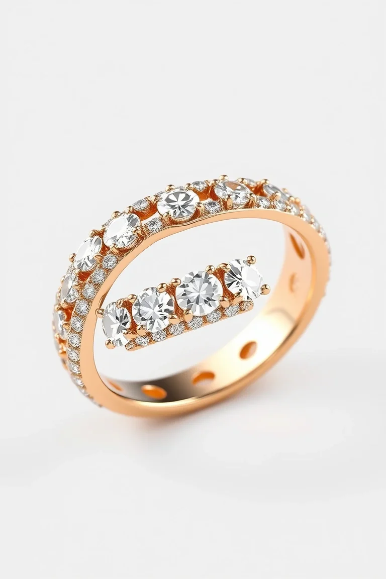 14K Diamond Anniversary Band AA Quality