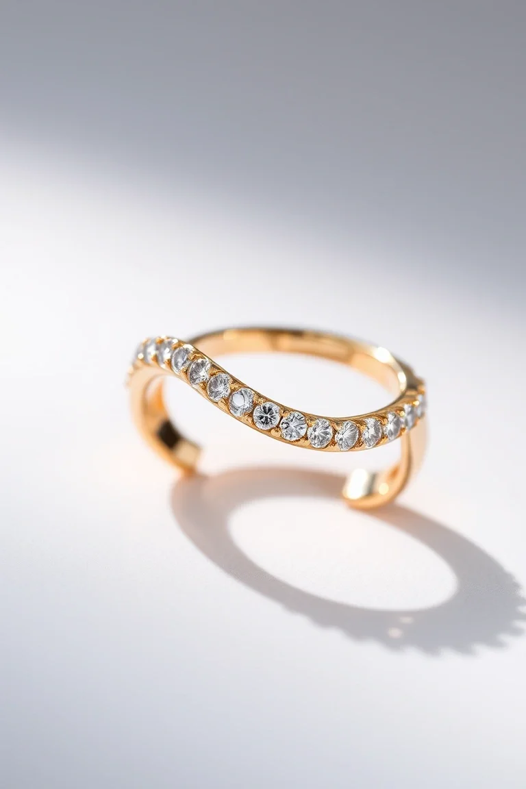 14K Diamond Anniversary Band AAA Quality