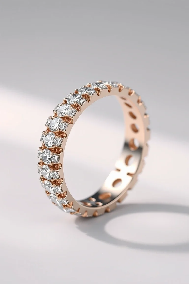 14K Diamond Anniversary Band VS Quality