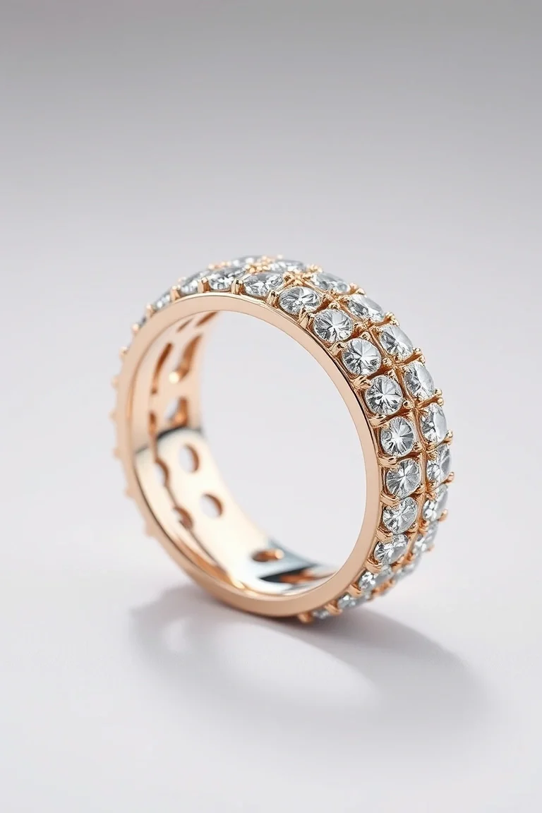 14K Diamond Anniversary Band VS Quality