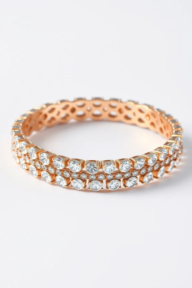 14K Diamond Bangle VS Quality