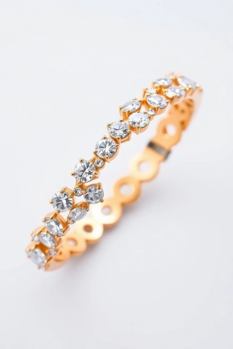 14K Diamond Bangle VS Quality