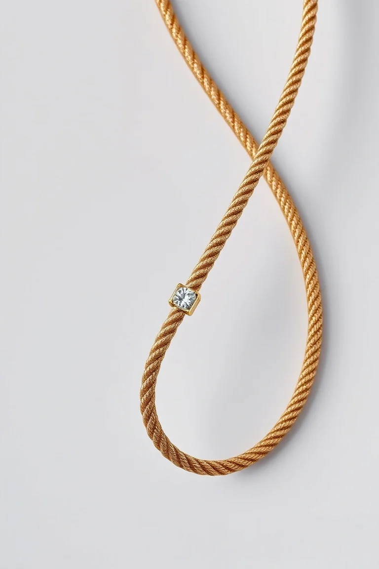 14K Diamond Cut Milano 4.0mm Rope 8 In.