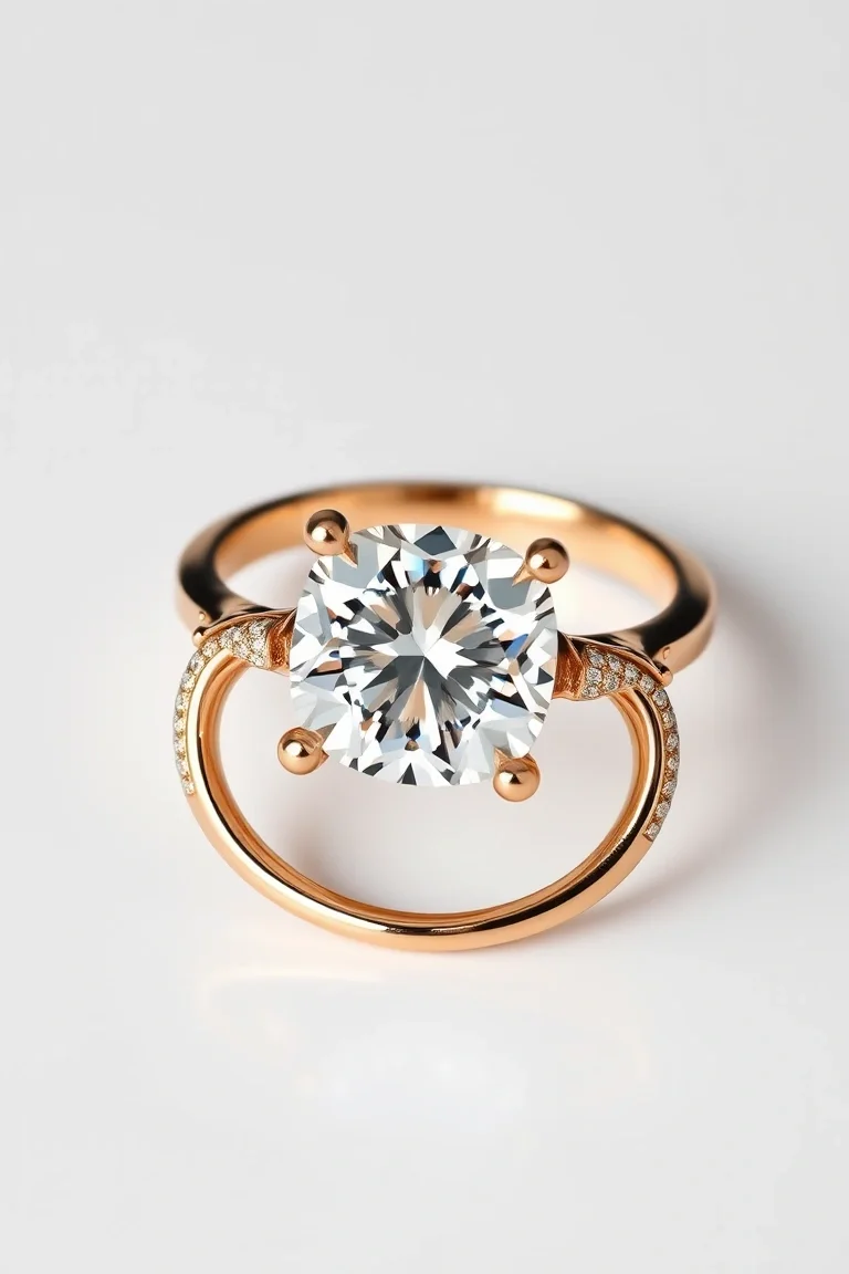14K Diamond Cut Ring