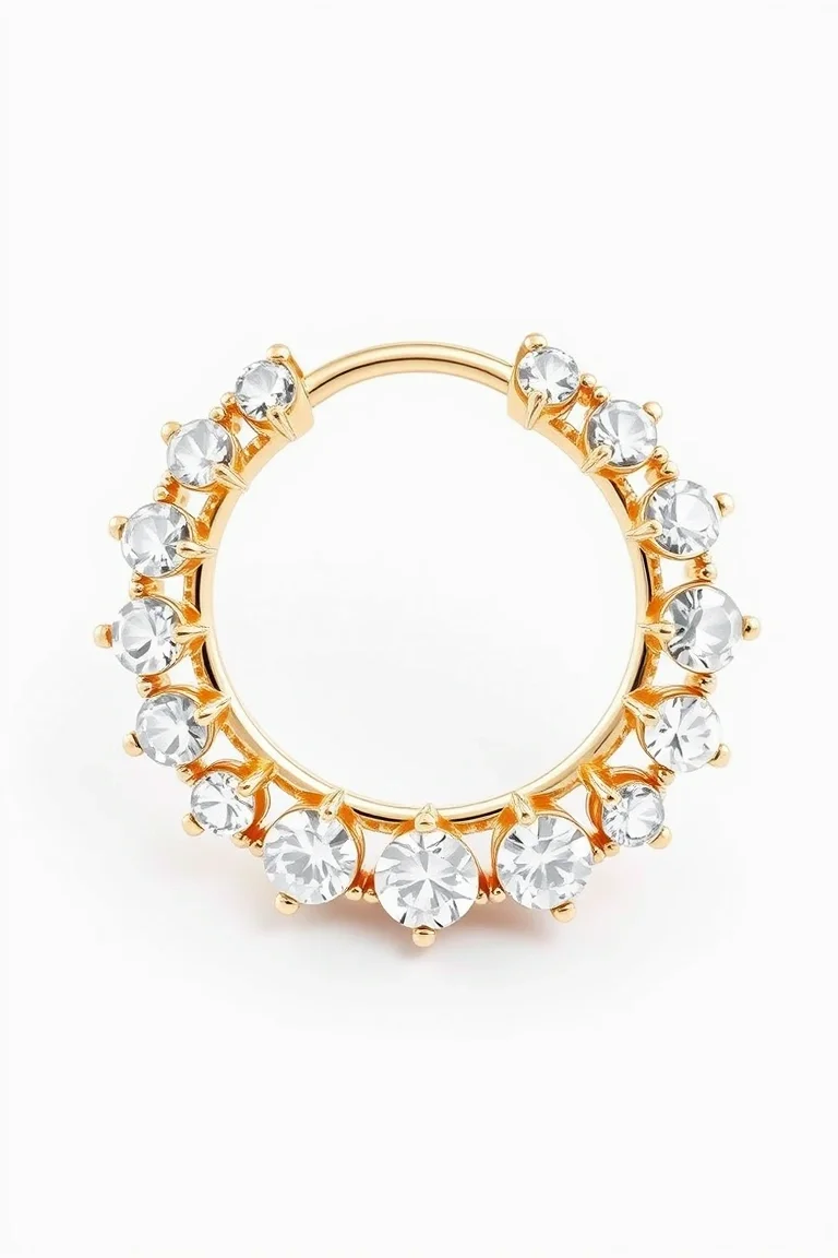 14K Diamond Earring Jacket AA Quality