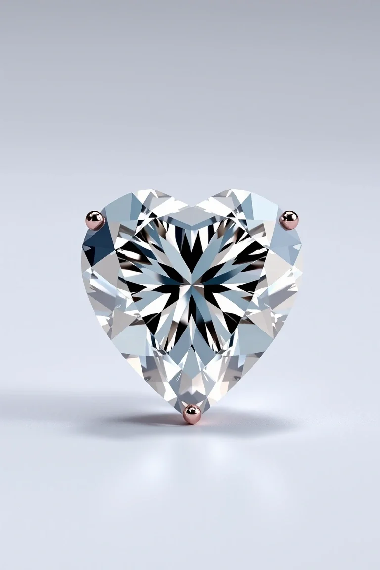 14K Diamond Heart VS Quality