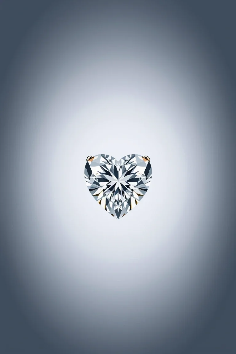 14K Diamond Heart VS Quality