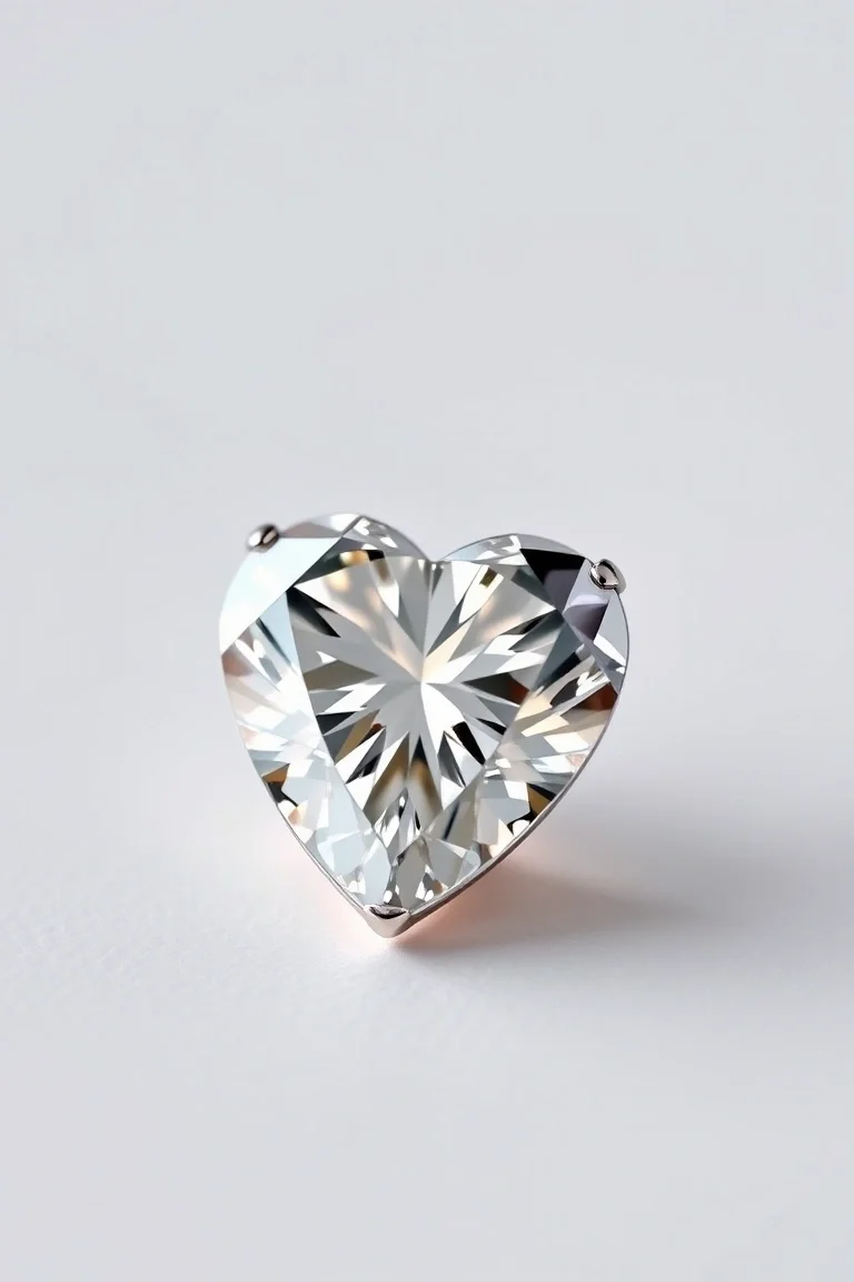 14K Diamond Heart VS Quality