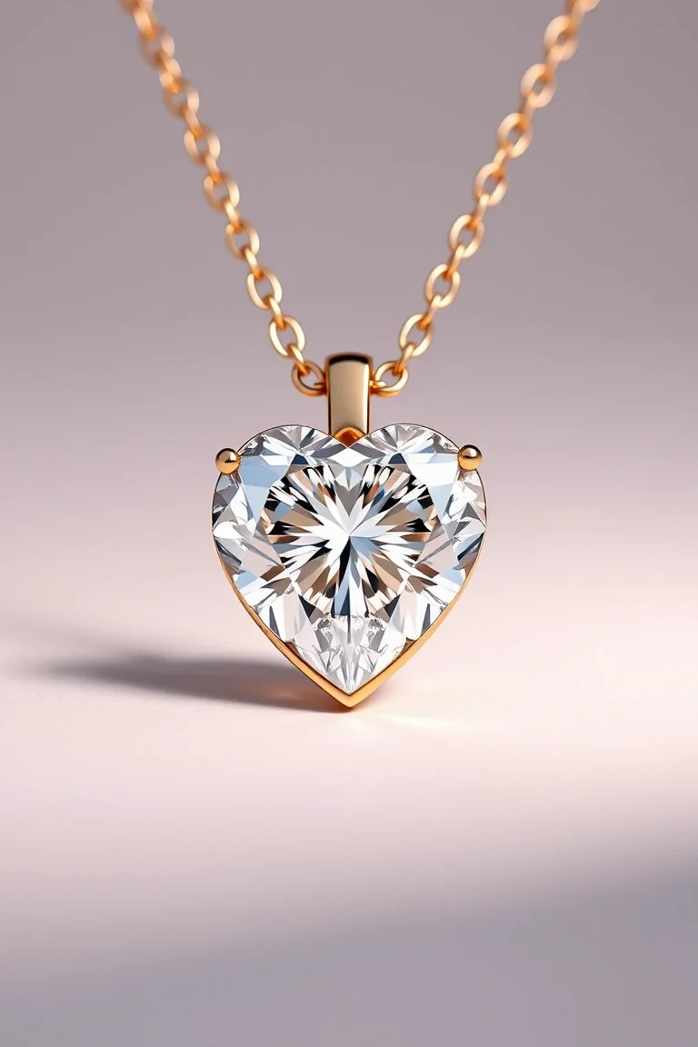 14K Diamond Heart VS Quality