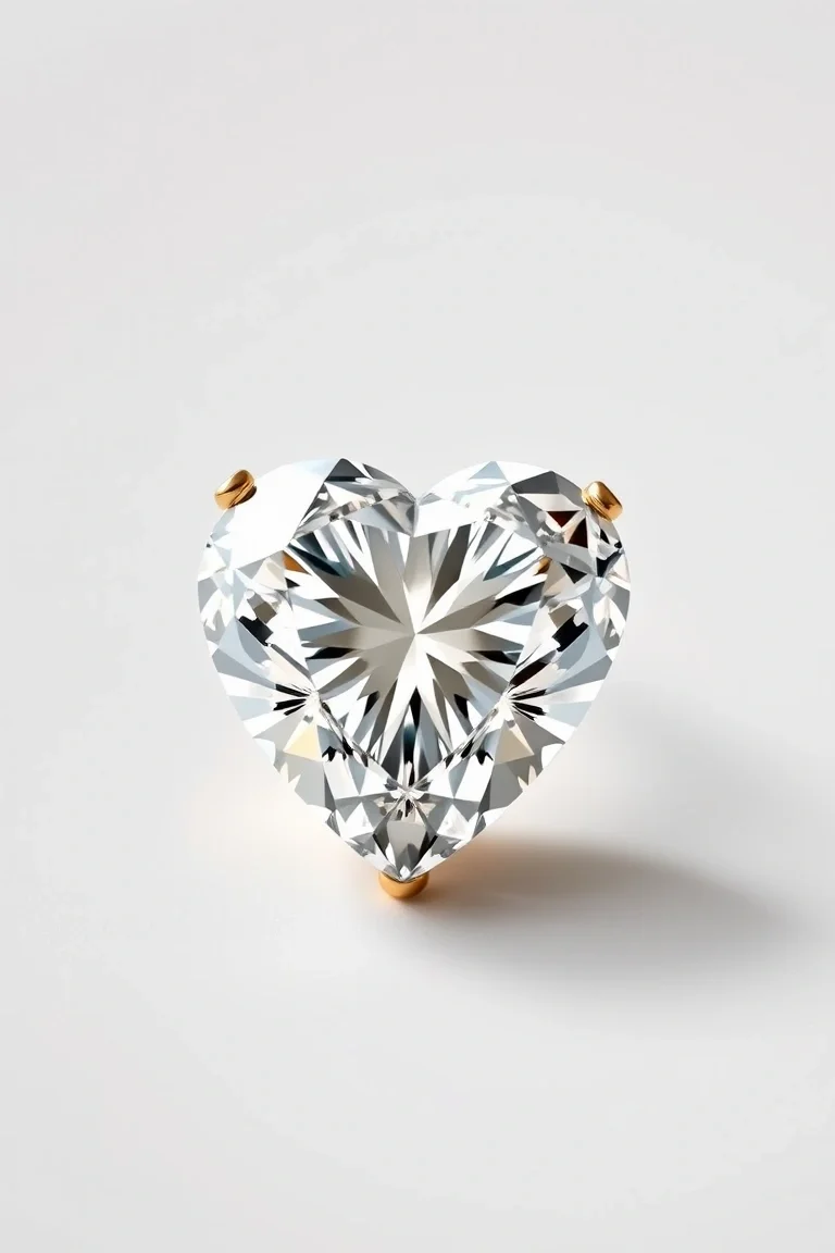14K Diamond Heart VS Quality