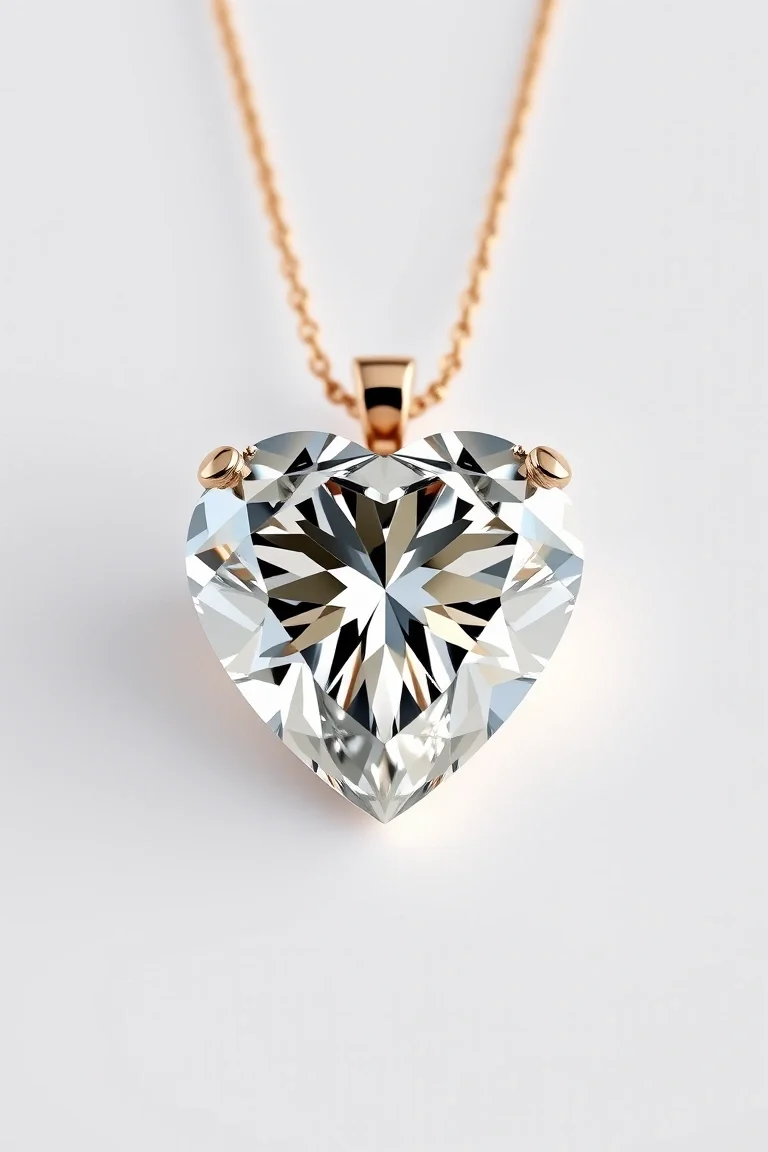 14K Diamond Heart VS Quality