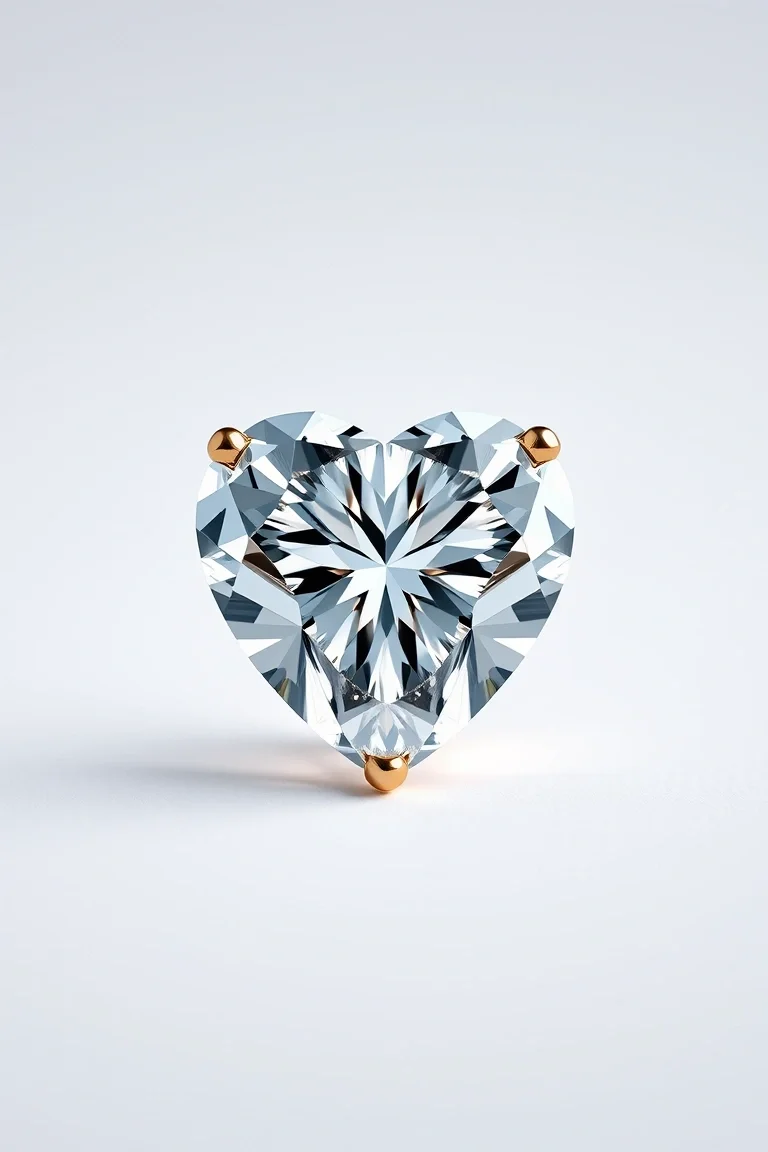 14K Diamond Heart VS Quality