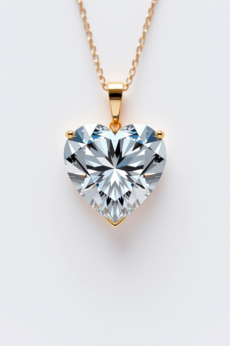 14K Diamond Heart VS Quality