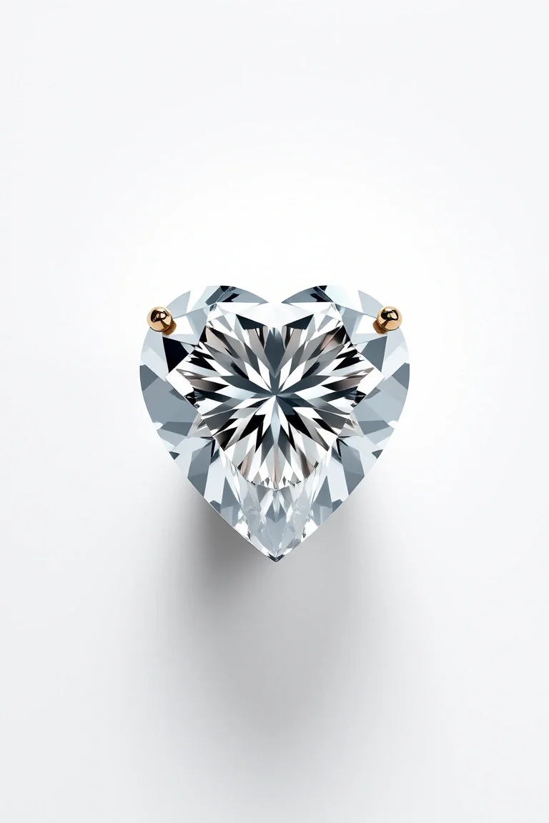 14K Diamond Heart VS Quality