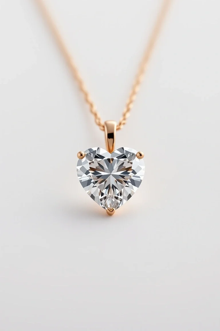 14K Diamond Heart VS Quality