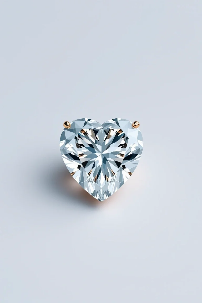 14K Diamond Heart VS Quality