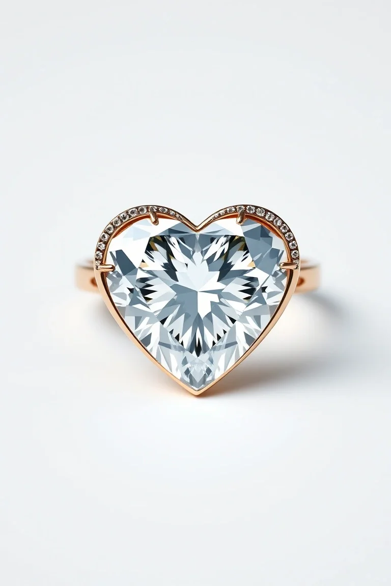 14K Diamond Heart VS Quality