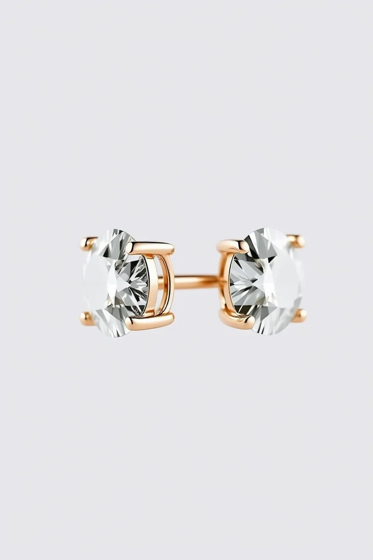 14K Diamond Hinged Earring VS Quality