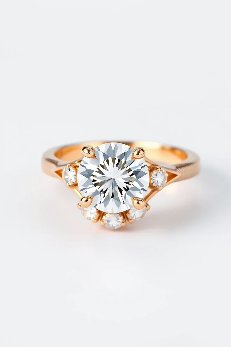 14K DIAMOND RING AAA QUALITY