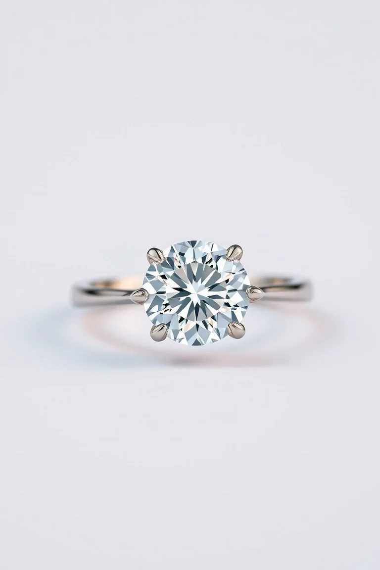 14K Diamond Ring AAA Quality