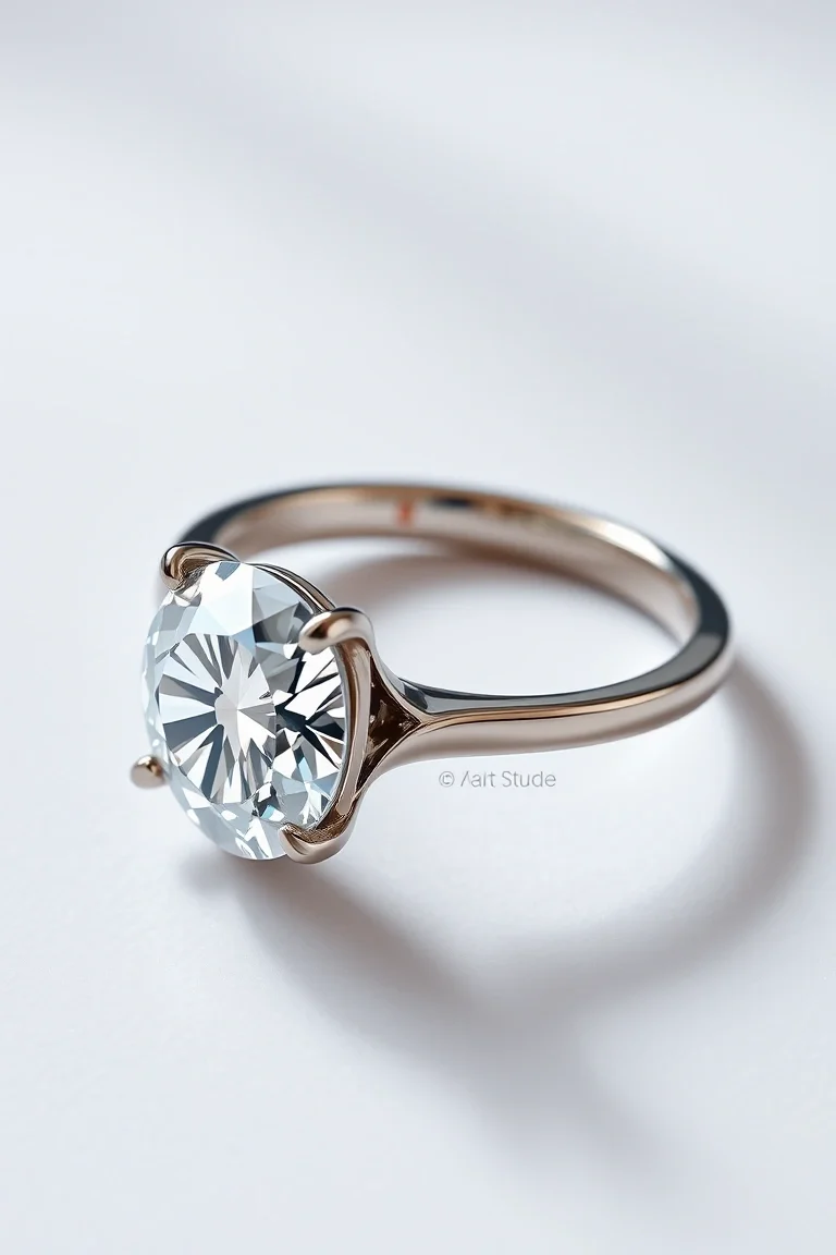 14K Diamond Ring AAA Quality