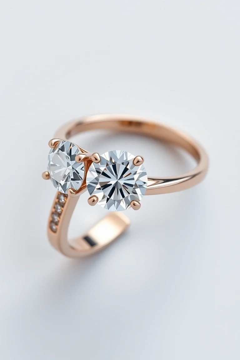14K Diamond Ring AAA Quality