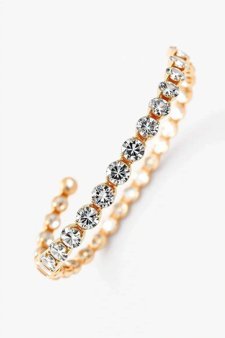 14K Diamond Tennis Bracelet A Quality