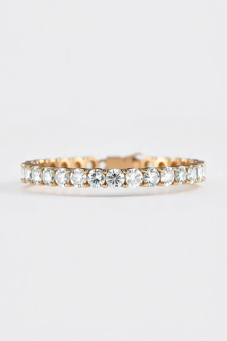 14K Diamond Tennis Bracelet A Quality